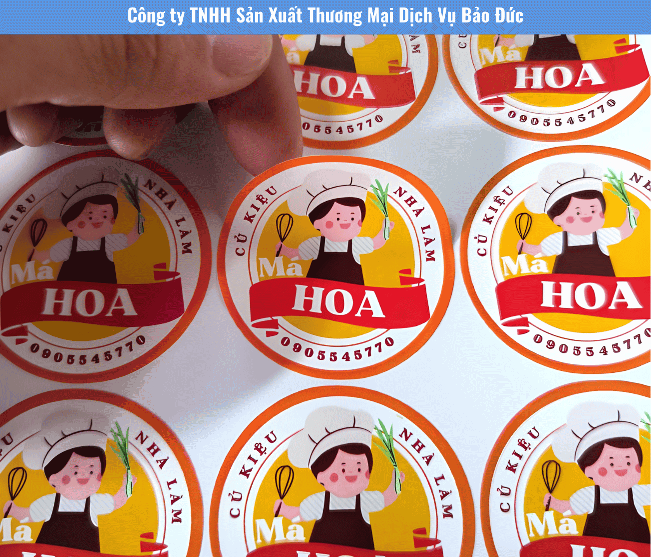 Báo Giá In Tem Nhãn Decal Tại Nhà Bè Cho Đơn Hàng Sỉ Và Lẻ | In Decal Bảo Đức