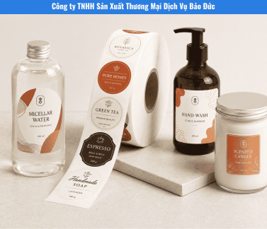 Decal BOPP Trong Và BOPP Trắng Sữa: Chọn Loại Nào Cho Chai Lọ Sản Phẩm?